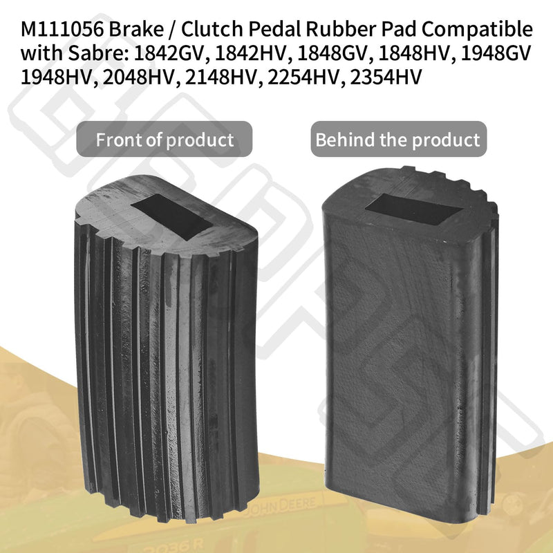 M111056 Lawn Mower Brake Pedal Pad Compatible with JohnDee-re Sabre Scott Lawn Mower Brake Pedal Pad, Fits Model G100 GT242 GT262 GT275 LX172 LX173 LX176