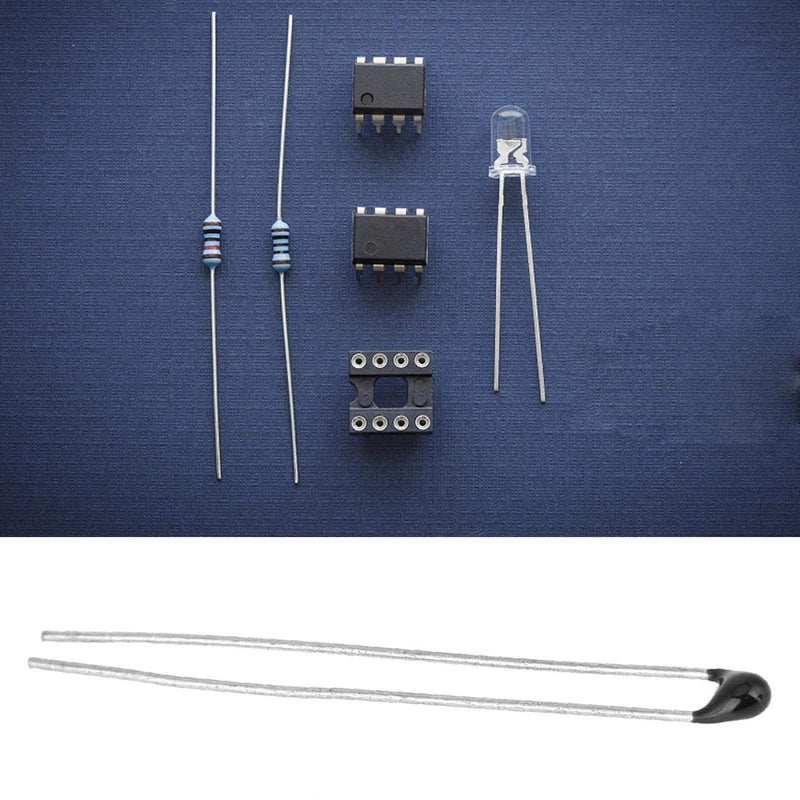 Oumefar Pack of 10 MF52 NTC Thermistor High Accuracy Temperature Sensor Thermistors with 30 mm Cable (10K-B3435-L30)