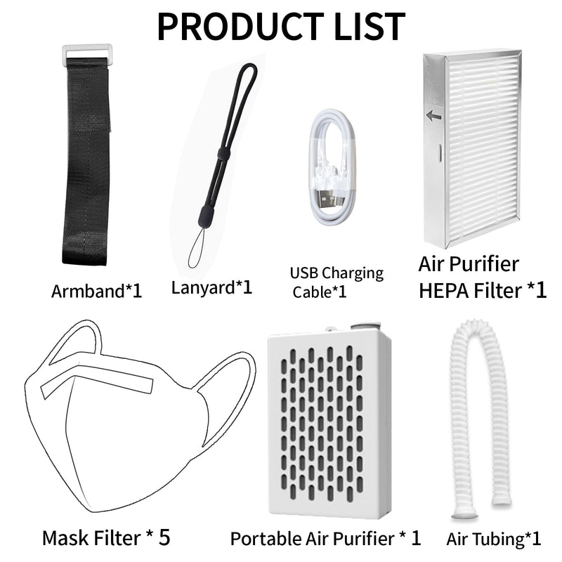 Electric Maskes with Fan,Fresh Air System,Breathe easily