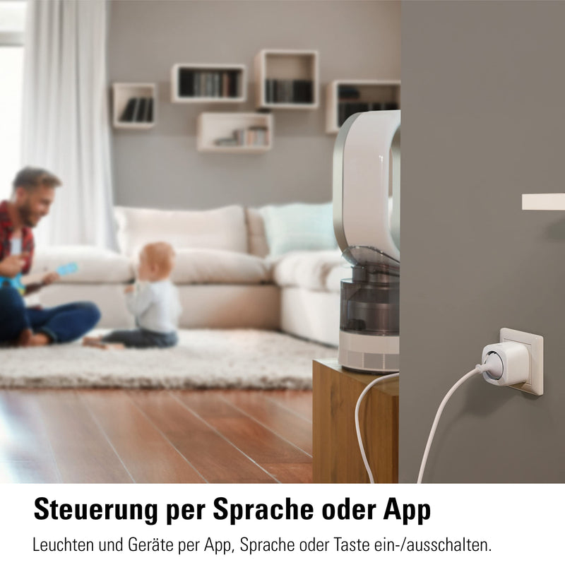 Eve Energy (Matter) – Smart socket, Matter & Thread, TÜV certified, Stiftung Warentest: good, works with Apple Home, Alexa, Google Home, SmartThings, Thread Border Router required Eve Energy (Matter) Single