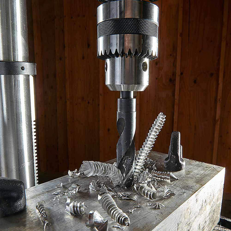 NACX 31mm(1-7/32 Inch) Reduced Shank Drill Bit, 1/2” Shank Twist Drill Bit HSS 9341
