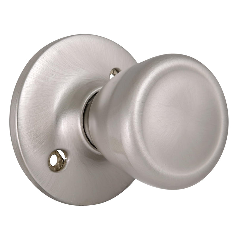 Design House 781914 Tulip Passage Hall and Closet Door Knob Satin Nickel Hall & Closet Lock