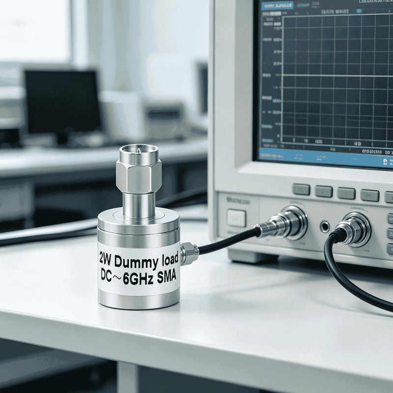 BECEN 2W SMA Dummy Load DC-6GHz 50 Ohm SMA Male RF Dummylast HF VHF | 6GHz 2W SMA male dummy load low VSWR ideal for Ham Radio antenna signal testing BC-TE02-2W SMA