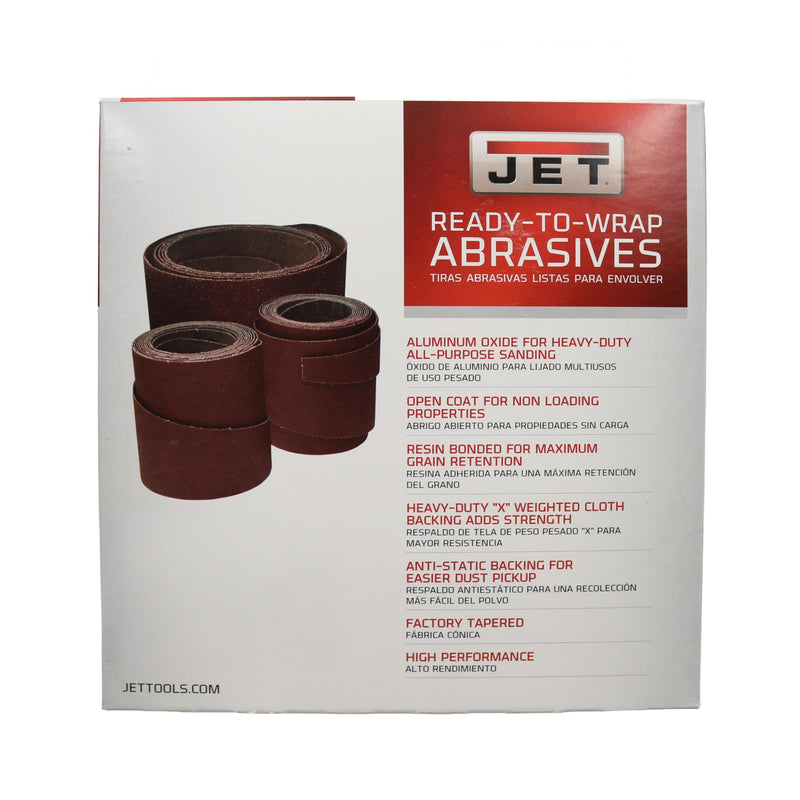 JET 10" Ready-to-Wrap Sandpaper, 180 Grit (60-1180)