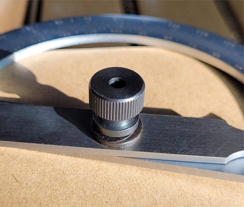 WRS precision protractor/protractor, scale matt chrome-plated, anti-glare, with metal locking screw, 0-180°, in a case, size: 120 x 150 mm