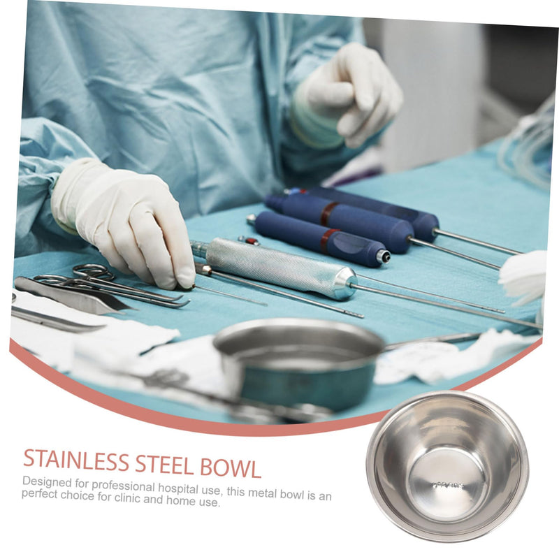 Stainless Steel Disinfectant Bowl, Multifunctional Bowl for Medical Tools and Storage, Practical Bowl for Home and Clinic, Cost-Effective for Doctors and Nurses