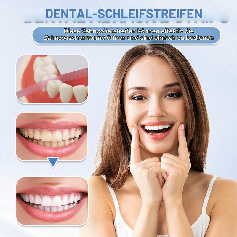 2 Rolls of Tooth Sandpaper, Tooth Sandpaper for Spaces, Tooth Polishing Strips, Deep Cleaning of Teeth, Lightweight and Portable, Show Confidence Smile, for Your Oral Health Protection