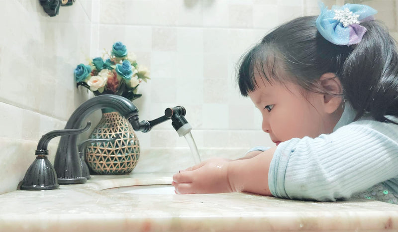 1080° Swivel Faucet Extender Bathroom Rotating Tap Attachment With CUPC Certification Aerator Oil Rubbed Bronze 1