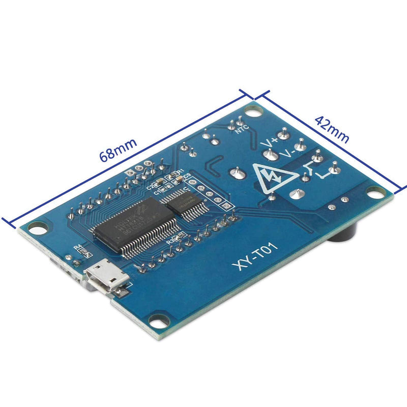ZHITING Electronic Thermostat Controller Board DC 6-30V Digital Temperature Controller Thermo Temperature Switch with Waterproof Sensor Probe