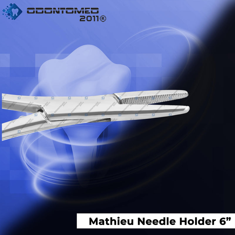 Mathieu Ligature Elastic Placing Plier 6" Needle Holder Stainless Steel 6"