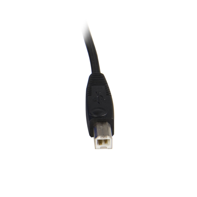StarTech.com 2-in-1 Universal USB KVM Cable - Video / USB cable - HD-15 (VGA), USB Type B (M) to USB, HD-15 (VGA) - 15 ft - SVUSB2N1_15, Black