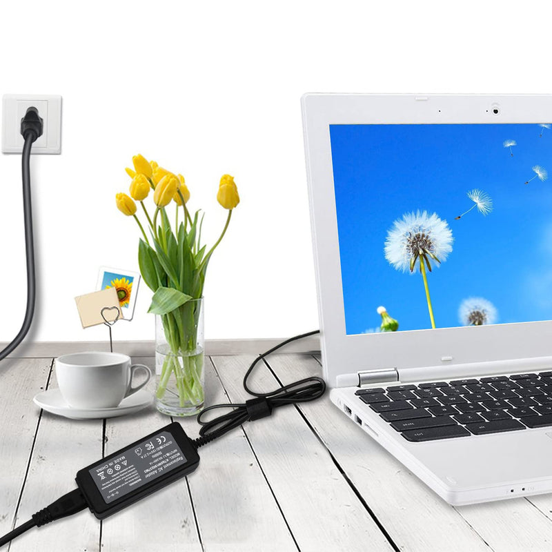 Laptop PA5192U-1ACA Docking Station Charger for Toshiba Chromebook 2 CB35 CB30 CB35-B3340 CB35-C3350 CB35-B3330 CB35-C3300 CB30-B3122 CB30-B3121 Thrive AT105,Satellite L35W L30W P35W U925T U920T W35DT