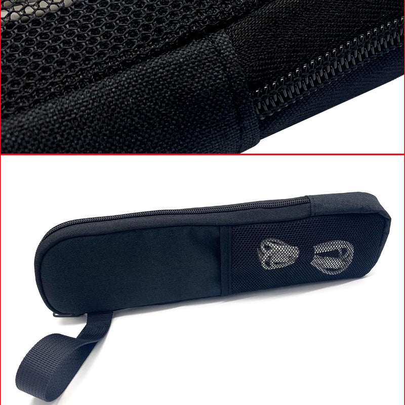 Wanty Protective Nylon Black Travel Pouch Bag Compatible with Epson Workforce ES-50 / ES-60W /DS-30 / DS-70 Portable Sheet-Fed Document Scanner