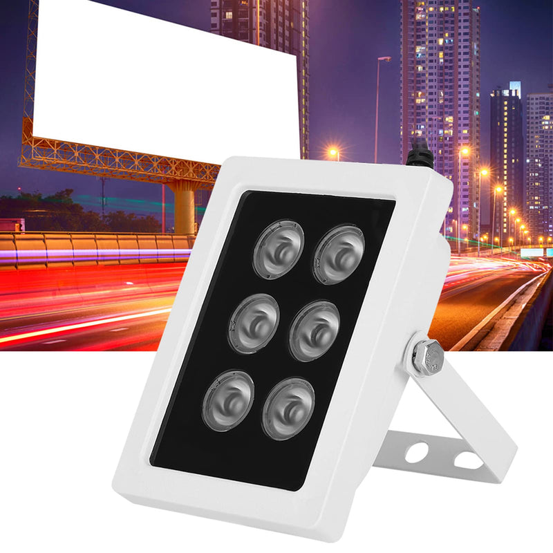 IR Emitter DC12V 6W Infrared Fill Light 6 Lamps IR Emitter IP66 Waterproof for Security Surveillance Camera