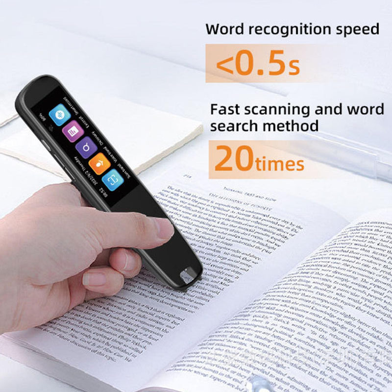 Pen Scanner, OCR Digital Highlighter Reading Pen with 2MP HD WiFi 134 Language, Smart Scan Language Voice Translator Device for Language Learner Students Business Dyslexia