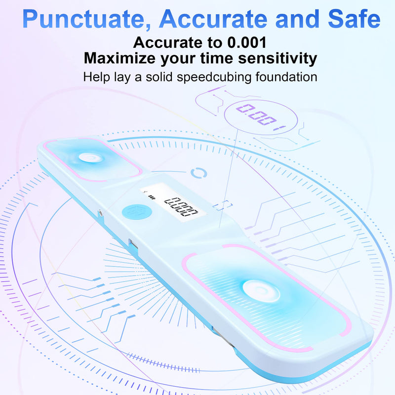 GAN Halo Bluetooth Smart Timer, Speed Cube Timer for Competition, Touch Control Timers with APP Connectivity, Stores up to 10,000 Results, Automatic Calculation, Accuracy to 0.001 Seconds