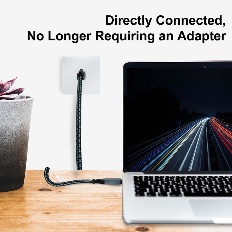 USB C to Ethernet Cable,2 Feet Type C to Gigabit Ethernet Cable,USB C to RJ45 Cable Compatible Thunderbolt 3/4,Directly Connected to Smartphone, Laptop, PC, Switch, Router, Modem 2 FT