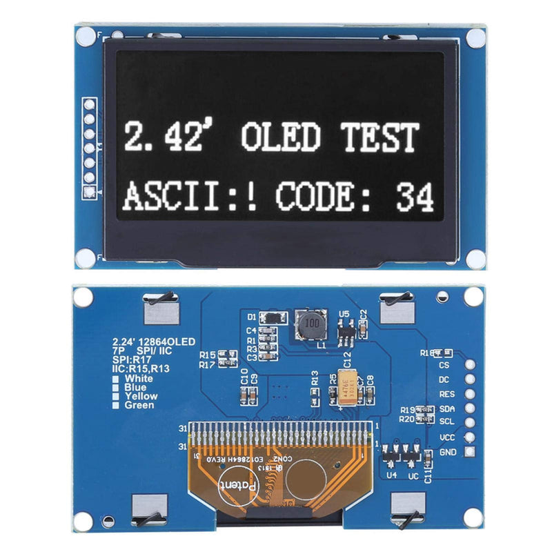 FTVOGUE 2.42 OLED Display Module SSD1309 Drive Liquid Crystal Screen