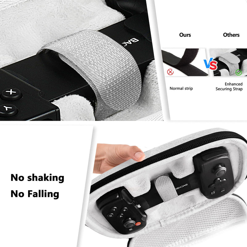 sarlar Carrying Case Compatible with BACKBONE One 1/2nd Gen Mobile Gaming Controller Playstation and Xbox Edition, Hard Case Portable Protection for Travel and Home Storage