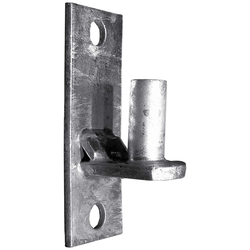 WALL Mount Flat Back Chain Link Fence Gate Hinge - 5/8 Hinge Pin 2 Pack Wall Mount - 2 Pack