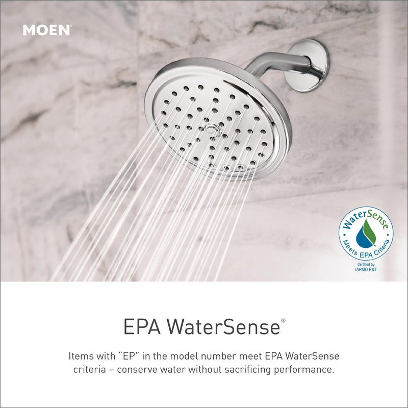 Moen Attune Dual Shower Head with Handheld Sprayer Combo, 6 Handheld Spray Settings & 8 Function Shower Head, Chrome Finish, 218C0