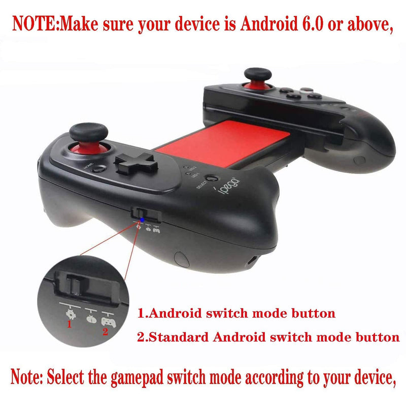 ipega-PG-9083S Wireless Phone Joystick Game Controller Mobile for Samsung Galaxy S10/S10+ /S20 S20+5G/Huawei P40 Pro P30 P30 Pro Mate Android Mobile Smartphone Tablet (Android 6.0 Higher System)