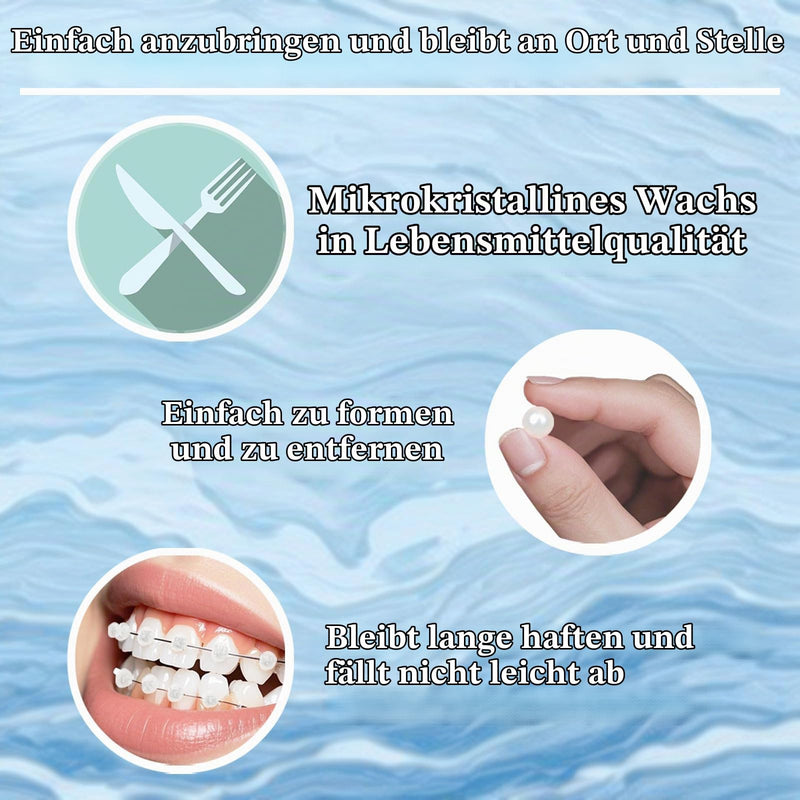 Orthodontic Wax for Braces and Dental Apparatus Clear Braces Wax Braces Wax 8 Sets