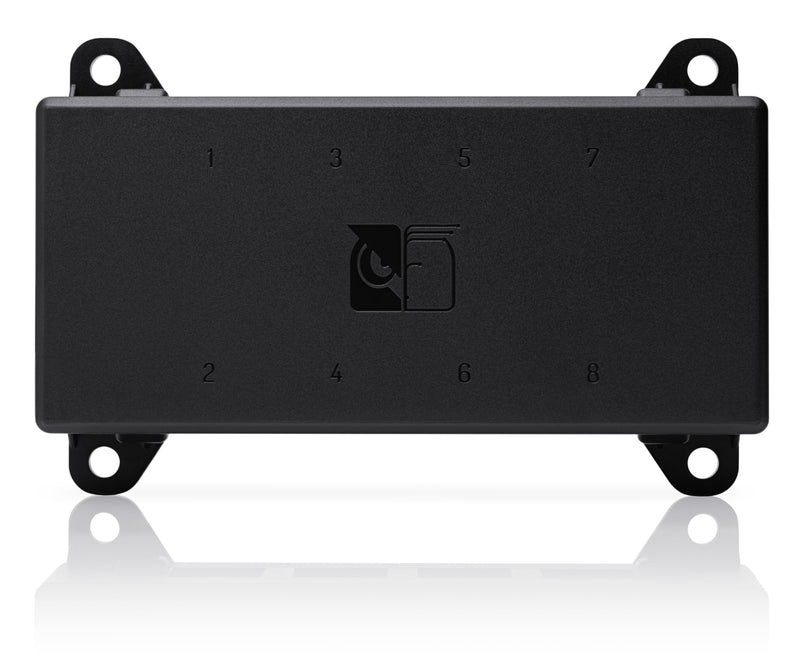 Noctua NV-FH2, 8 Channel Fan Hub for 5V, 12V, and 24V Fans, up to 60W Total with Optional 5.5mm Barrel Connector Power Supply (Black)