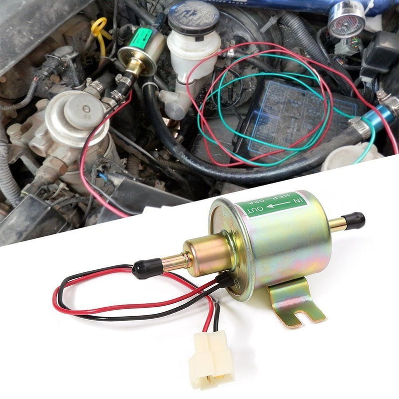 Electric Fuel Pump 12v Electric Transfer Universal Low Pressure Gas Diesel Fuel Pump 2.5-4psi HEP-02A HEP02A