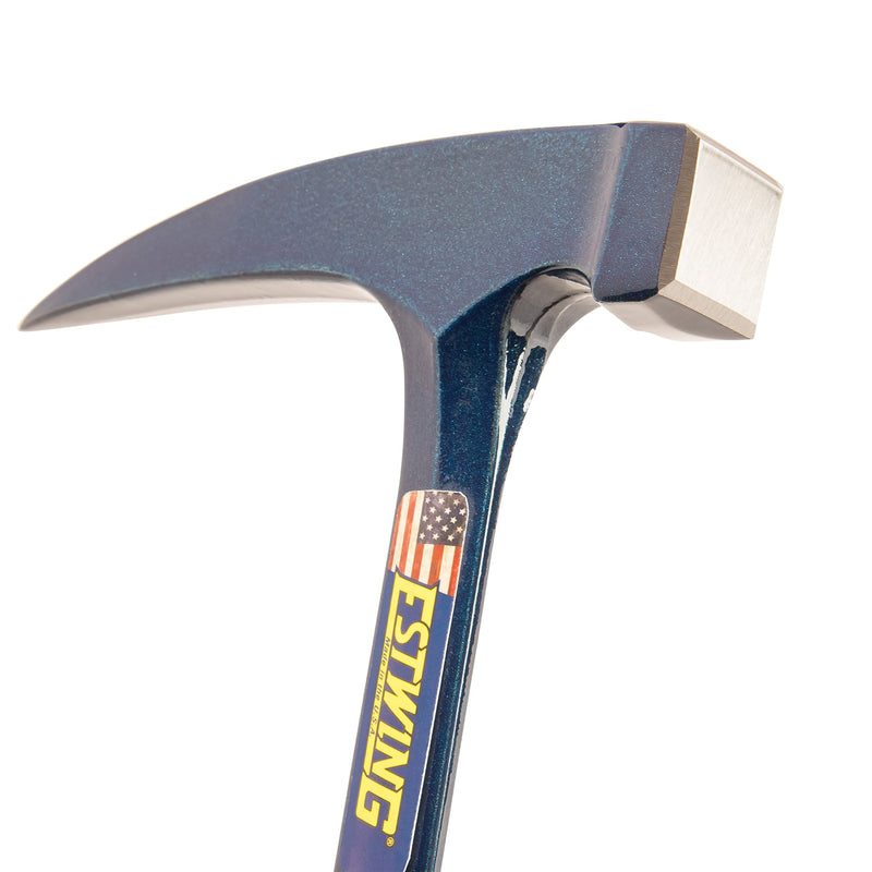 ESTWING Rock Pick - 24 oz USA Made Geology Hammer Hammer with Pointed Tip & Shock Reduction Grip - E6-24PC