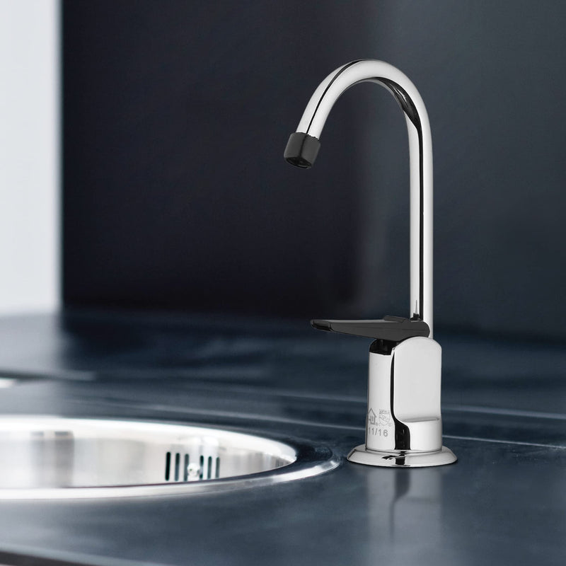 Homewerks Worldwide 3310-160-CH-B-Z Single Hole 1-Handle Low-Arc Drinking Water Faucet, Chrome Finish No Size