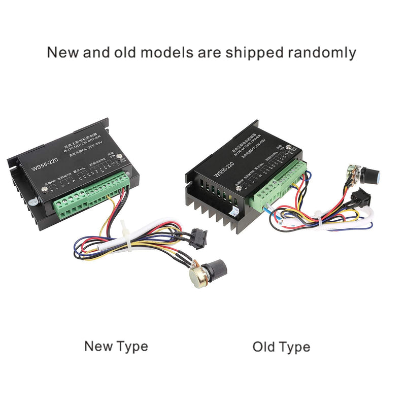 Phase BLDC Motor Driver with Cable WS55-220 DC 48V 500W CNC Brushless Spindle Stepper Motor Driver for Small Devices