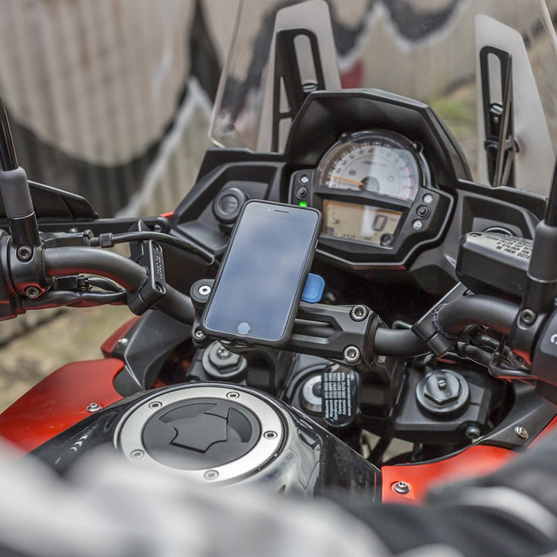 Quad Lock Motorcycle Handlebar Mount for iPhone, Samsung Galaxy and Pixel Smartphone mount only