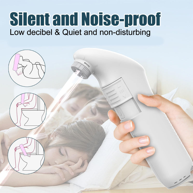 Electric Portable Bidet for Travel,Large Handheld Bidet Sprayer with 2.5L Peri Bottle,High Pressure Rechargeable,Portable Toilet Butt Washer for Women,Men,Elder,70-Minute Usage