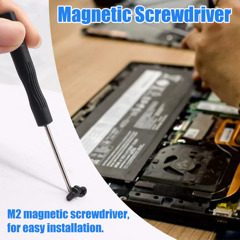360Pcs Laptop Screws Notebook Computer Tiny Screw Kit 12 Sizes M2 M2.5 M3 Laptop Replacement Computer Screws for Motherboard SSD PC Fan Hard Drive