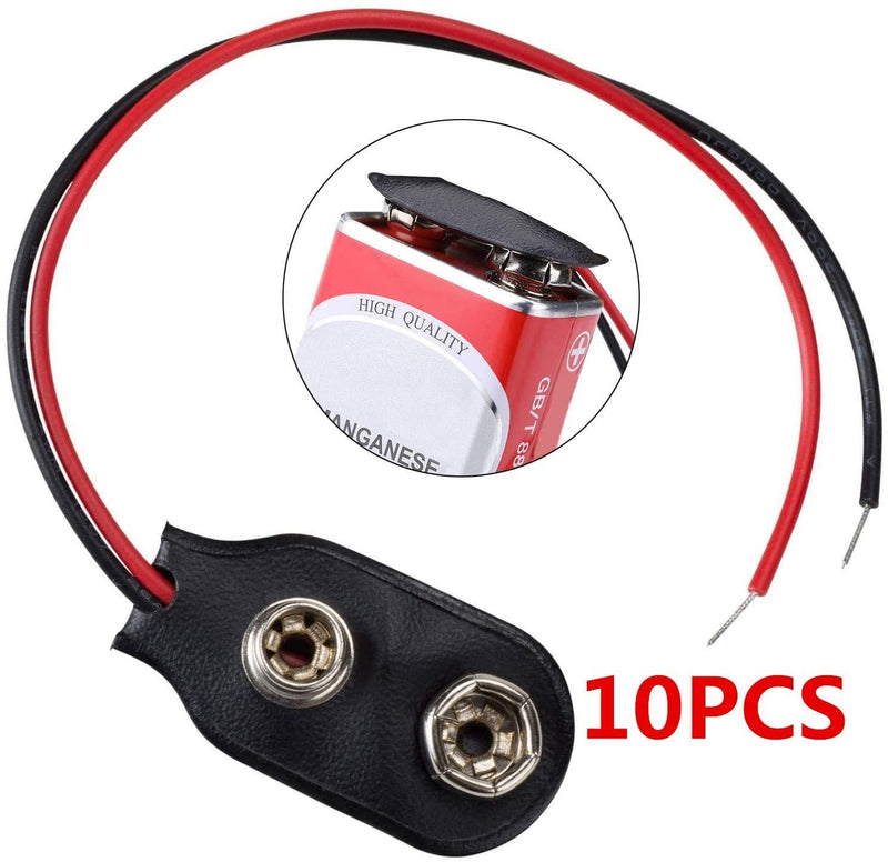 RUNCCI-YUN 50PCS 5 mm LEDs, 12V pre-wired light, pre-wired LED, diode light, 20cm pre-wired light red yellow green blue white + 50 pieces 5 mm LED mounting rings + 9 V battery connection