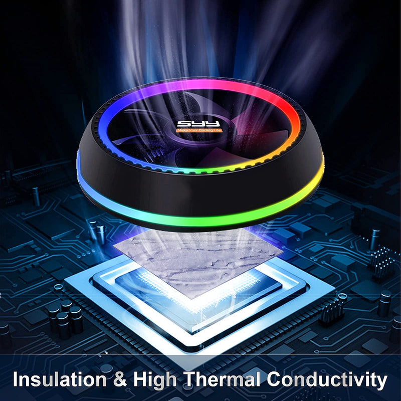 SYY Pâte Thermique, 8g 2022 New Mise à Level Facile à appliquer Pâte Pour Interface Thermique à Base de Carbone, pâte de dissipateur Thermique Pour GPU/CPU/VGA/IC/LED