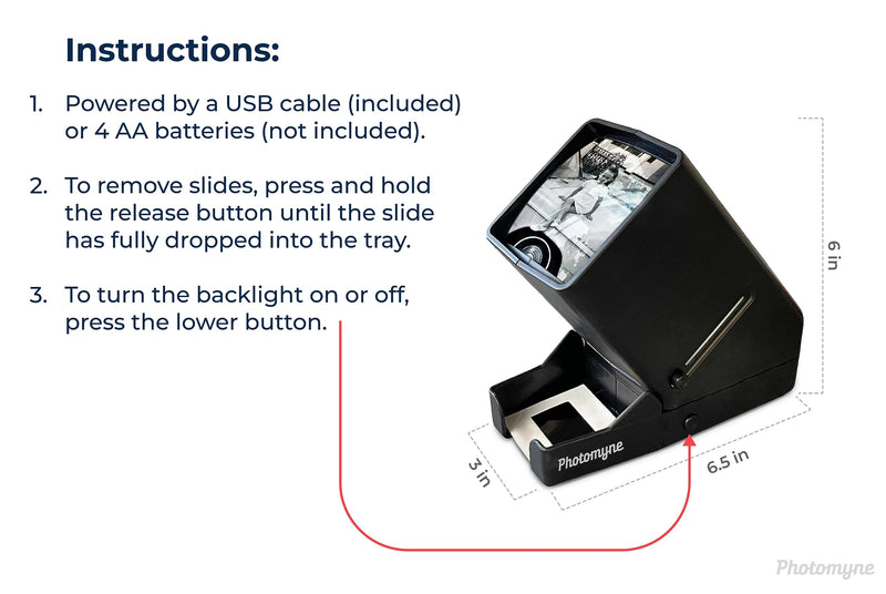 Ultimate Slide Preservation Bundle with The Slide & Negative Viewer and The Protective Photo Slide Pages