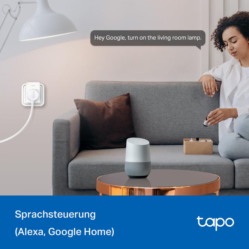 Tapo TP-Link Smart WiFi Socket P110 with Energy Consumption Meter, Smart Home Alexa Socket, Works with Alexa, Google Home, Voice Control, Remote Access, Mini, 4 Pack | Program schedules and timers. Energy monitoring absence mode app control tapo voice ...