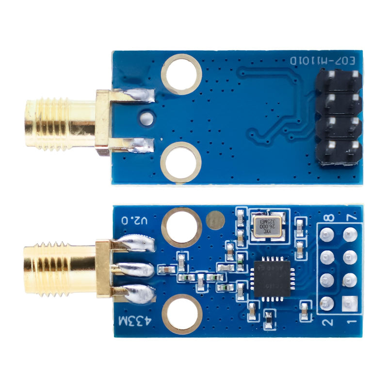 CC1101 Wireless Module CC1101 Wireless Module Module for Flipper Zero, CC1101 Wireless Module with SMA Antenna Connection 1.9-3.6 V DC Compatible with Arduino (Pack of 2)