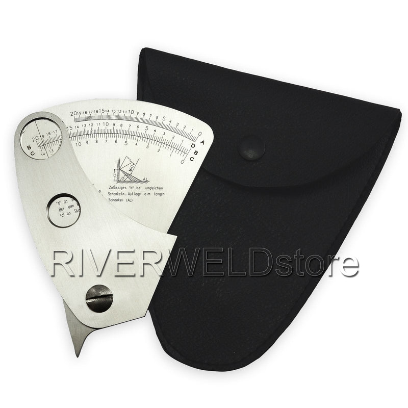 RIVERWELD Fan-shaped welding gauge gage welding test ulnar inspection sector ruler C-100
