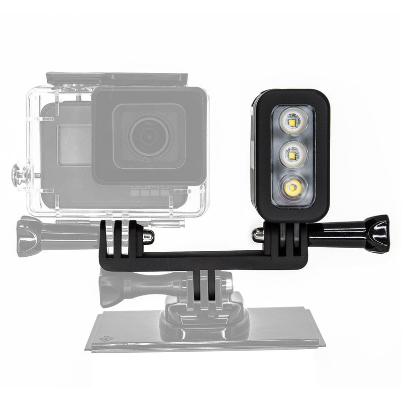 Ultimaxx 40m (131 FT) Waterproof LED Underwater Dive Light for GoPro Hero 3,4,5,6,7,8,9,10,11,12,13 & 14 Any Similar Sized Action Camera