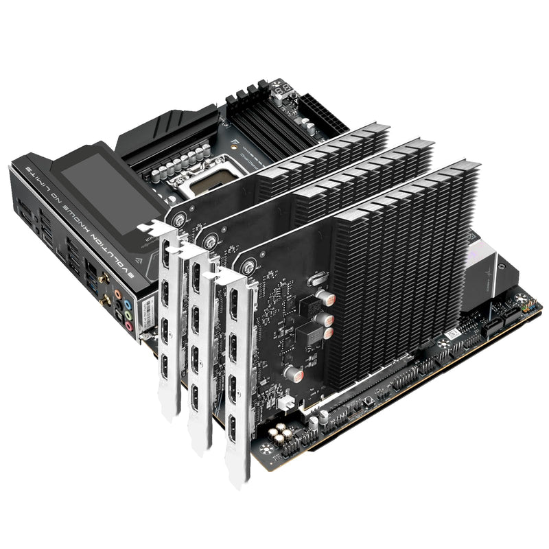 maxsun GeForce GT 730 4GB Video Graphics Card GPU for Computer PC ITX Single Slot PCI Express 4xHDMI, 4K Quad Monitor Multi Screen 4G 4xHDMI