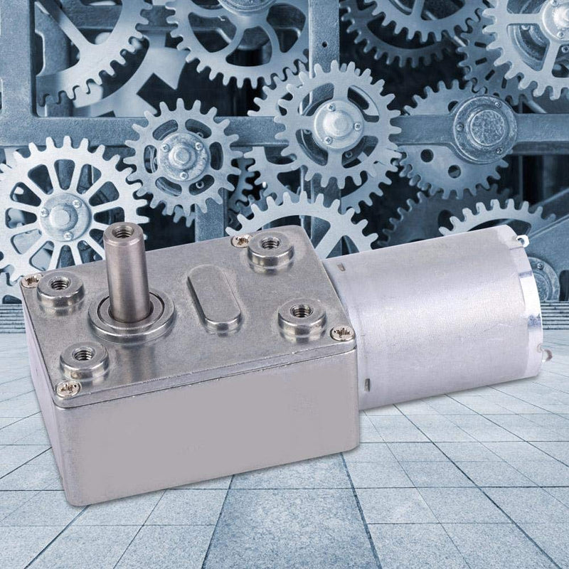 Gear Motor, Micro DC 6V Worm Gear Motor with Torque, Speed Reduction Motor 5/10/20/25/30/40/50/100/150RPM DC Reduction Motor (30RPM) 30RPM