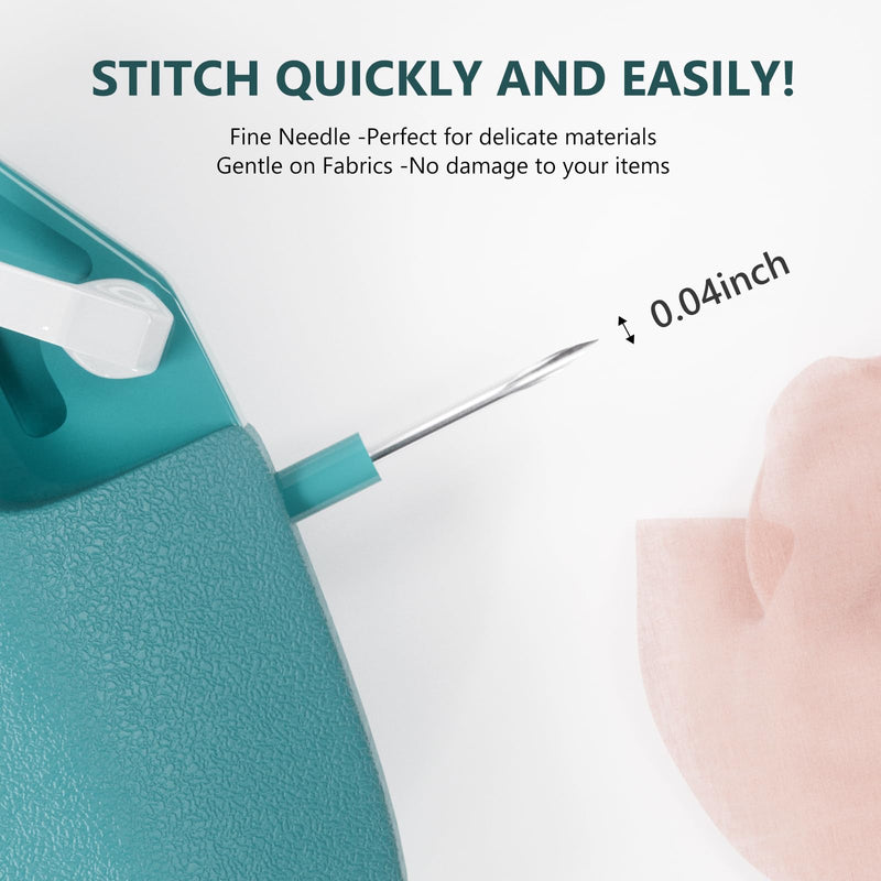 Stitchy Gun for Clothes, [Quick Fix] Handheld Clothing Fixer Stitch Tag Gun - Tagging Gun Quick Adjustment for Cloth, Mini Sewing Micro Tagging Gun, 4000 Fasteners Include