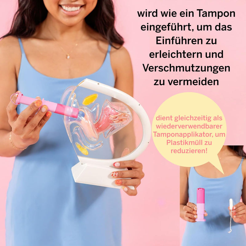 Pixie Menstrual Disc Applicator - Insert Like a Tampon - Reusable Applicator for Period Discs - Ideal for Long Nails 1 Applikator