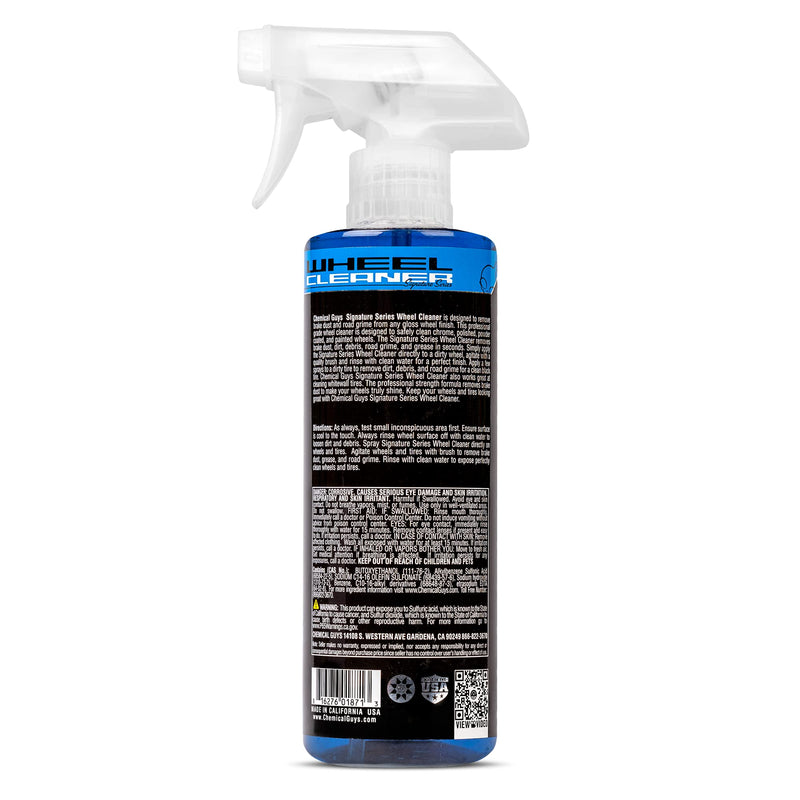 Chemical Guys CLD_203_16 Signature Series Wheel Cleaner, Formated For All Gloss Finishes, Safe for Cars, Trucks, SUVs, Motorcycles, RVs & More 16 fl oz 16 oz