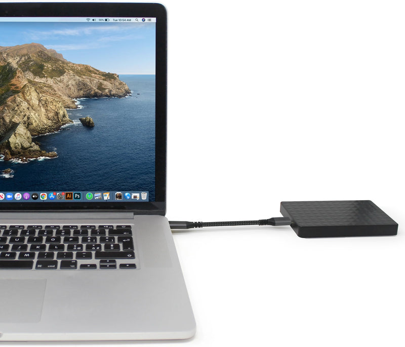 6-Inch Extra Short USB4 Cable - 40Gbps Supports 100W (20V, 5A) Charging - Compatible with Thunderbolt 3 and USB-C (2-Pack) 2-Pack