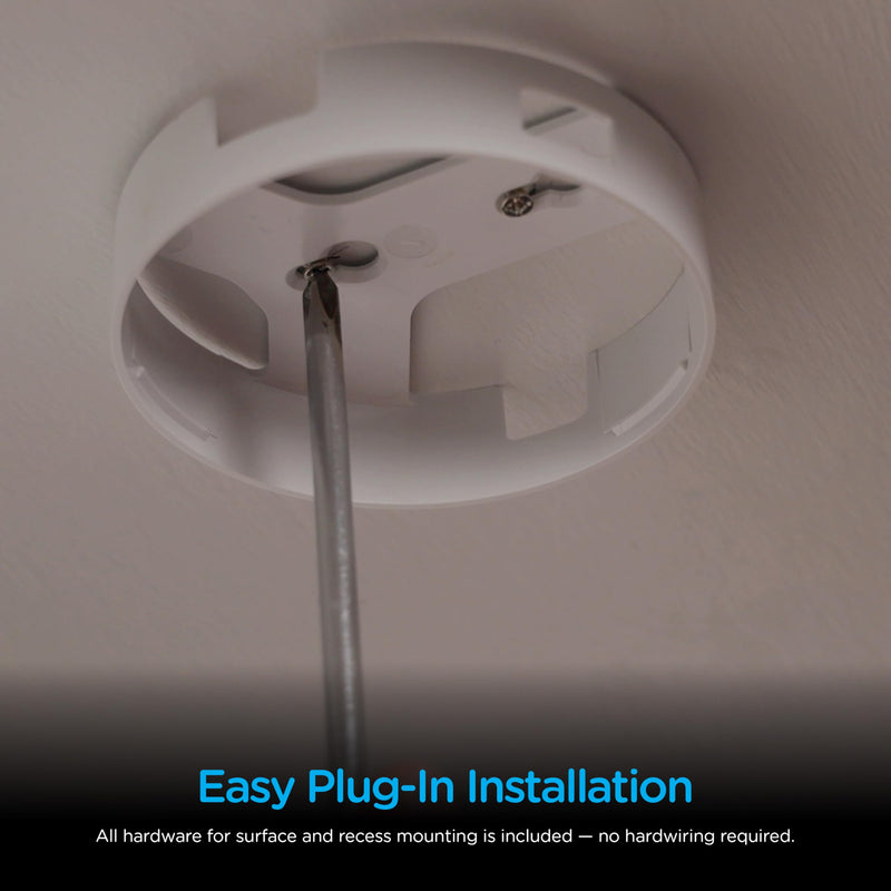 Enbrighten Recessed Surface LED Puck Lights, 3 Pucks, Under Cabinet Lighting, 690 Lumens, Five White Settings from (2700K-6500K), Linkable, Under Counter Lighting, Kitchen, Counter, Indoor, 81812-T1