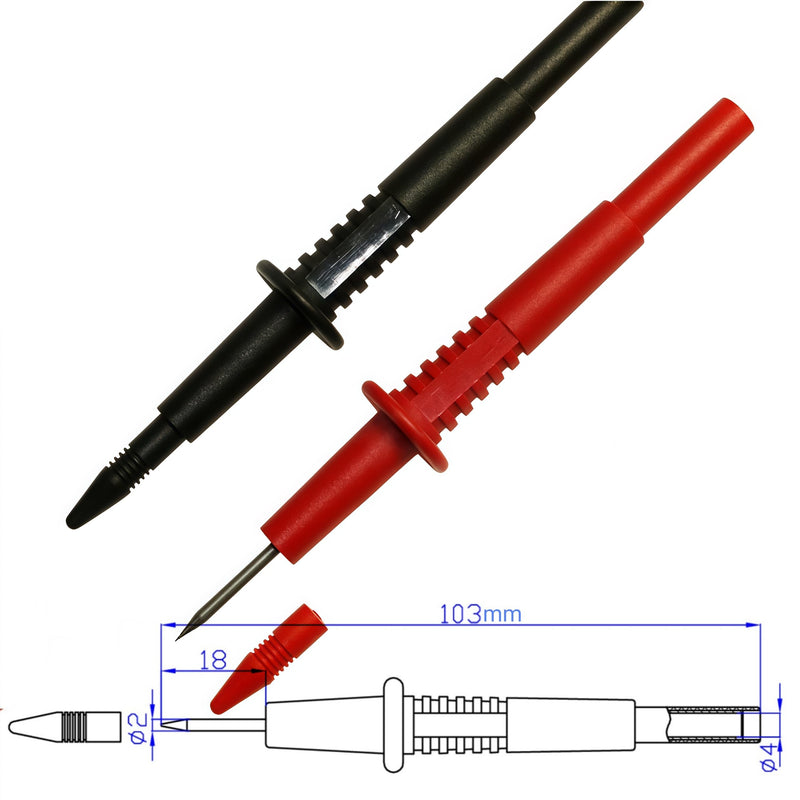 Test Lead Set,4mm Banana Plug (TH-8-KIT) TH-8-KIT